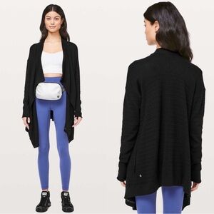 Lululemon‎ Find Your Calm Wrap Black W3BQKS Size 10-12
